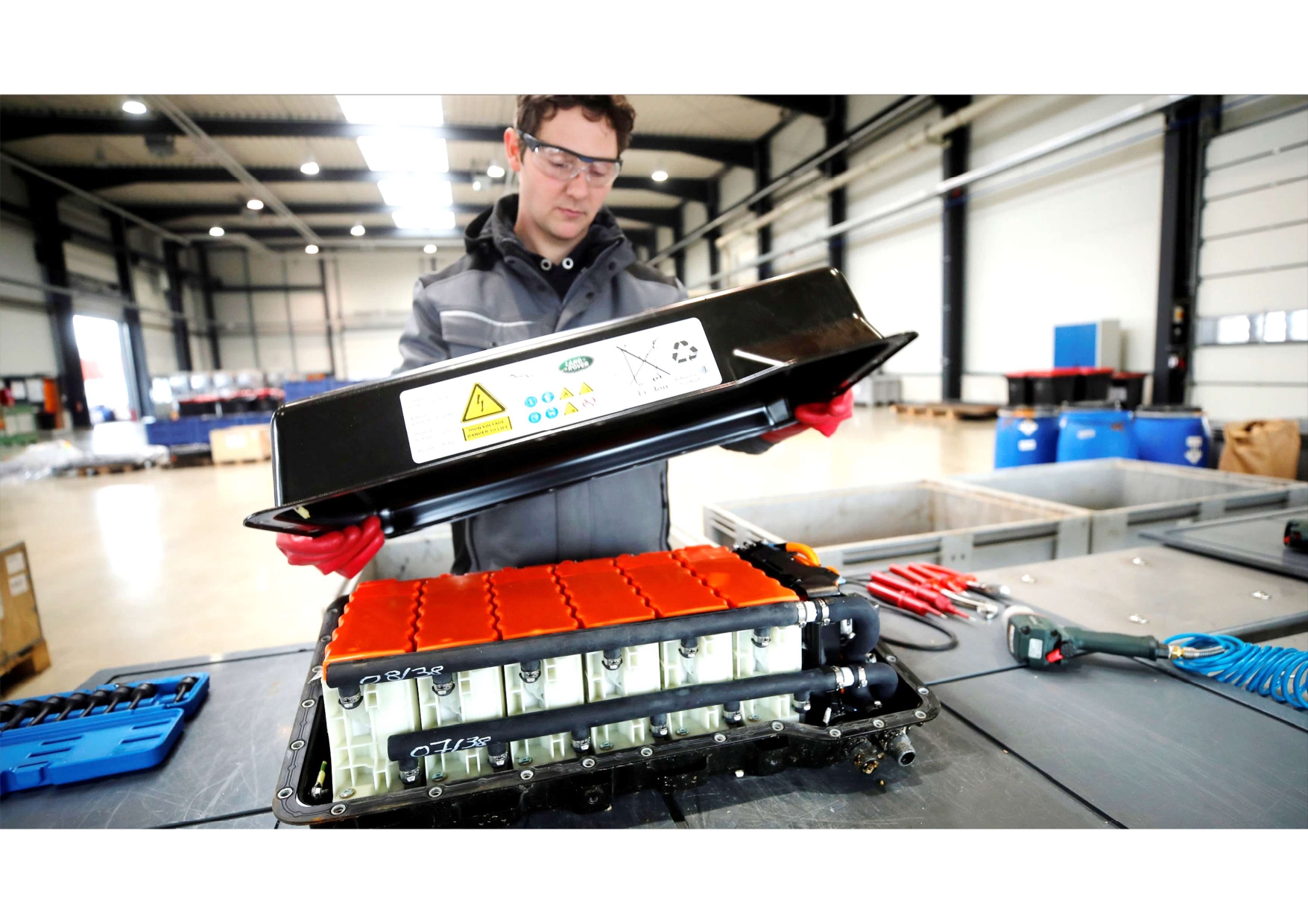 EV battery recycling.