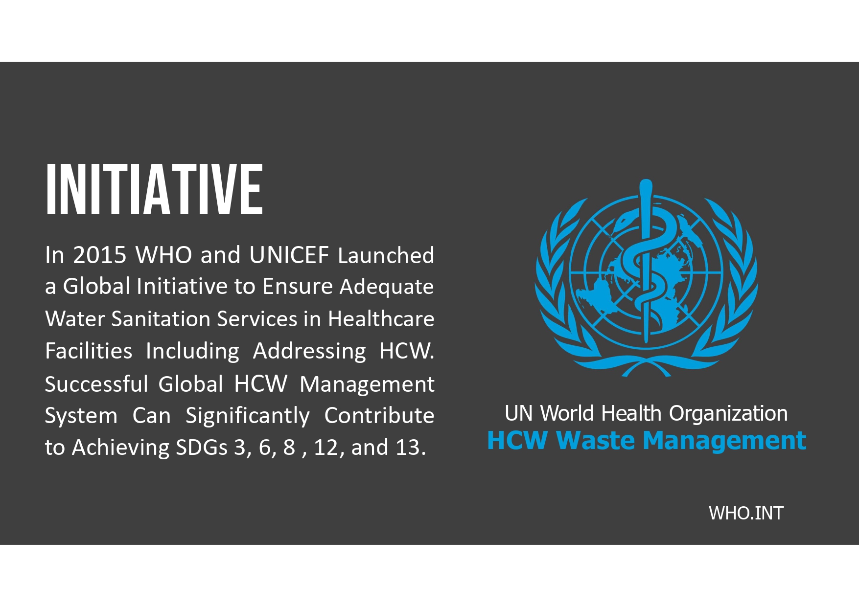 Healthcare Waste UN. 