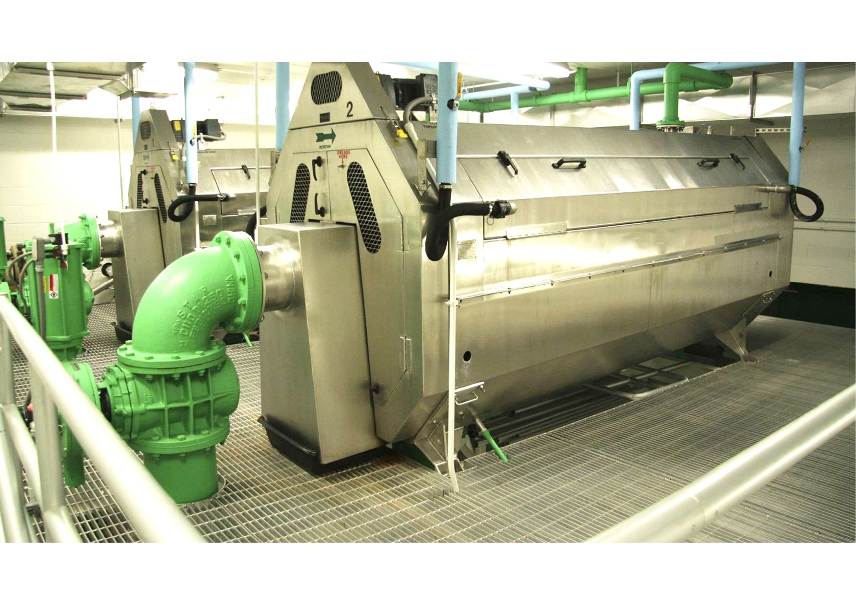 Wastewater treatment plant. 