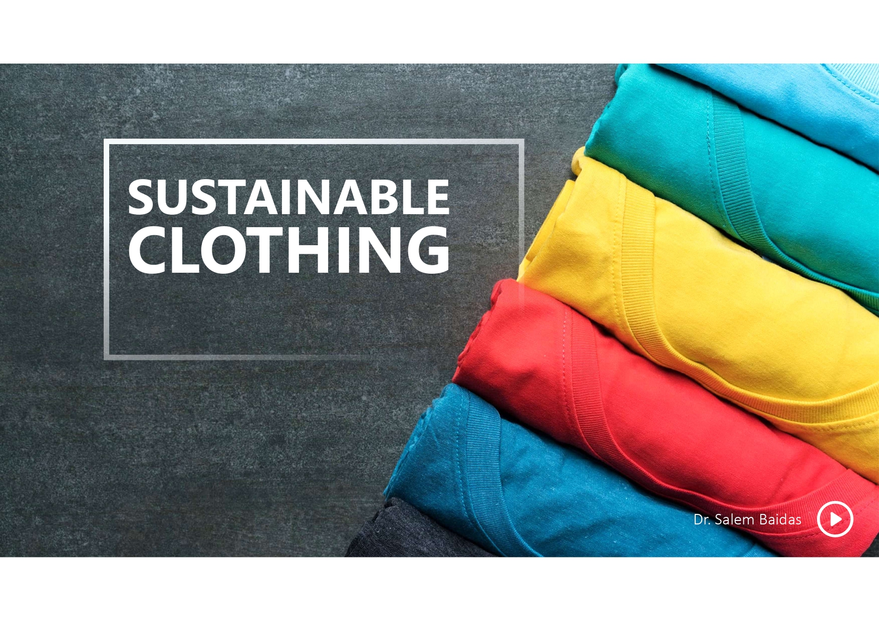 sustainable fashion ppt.