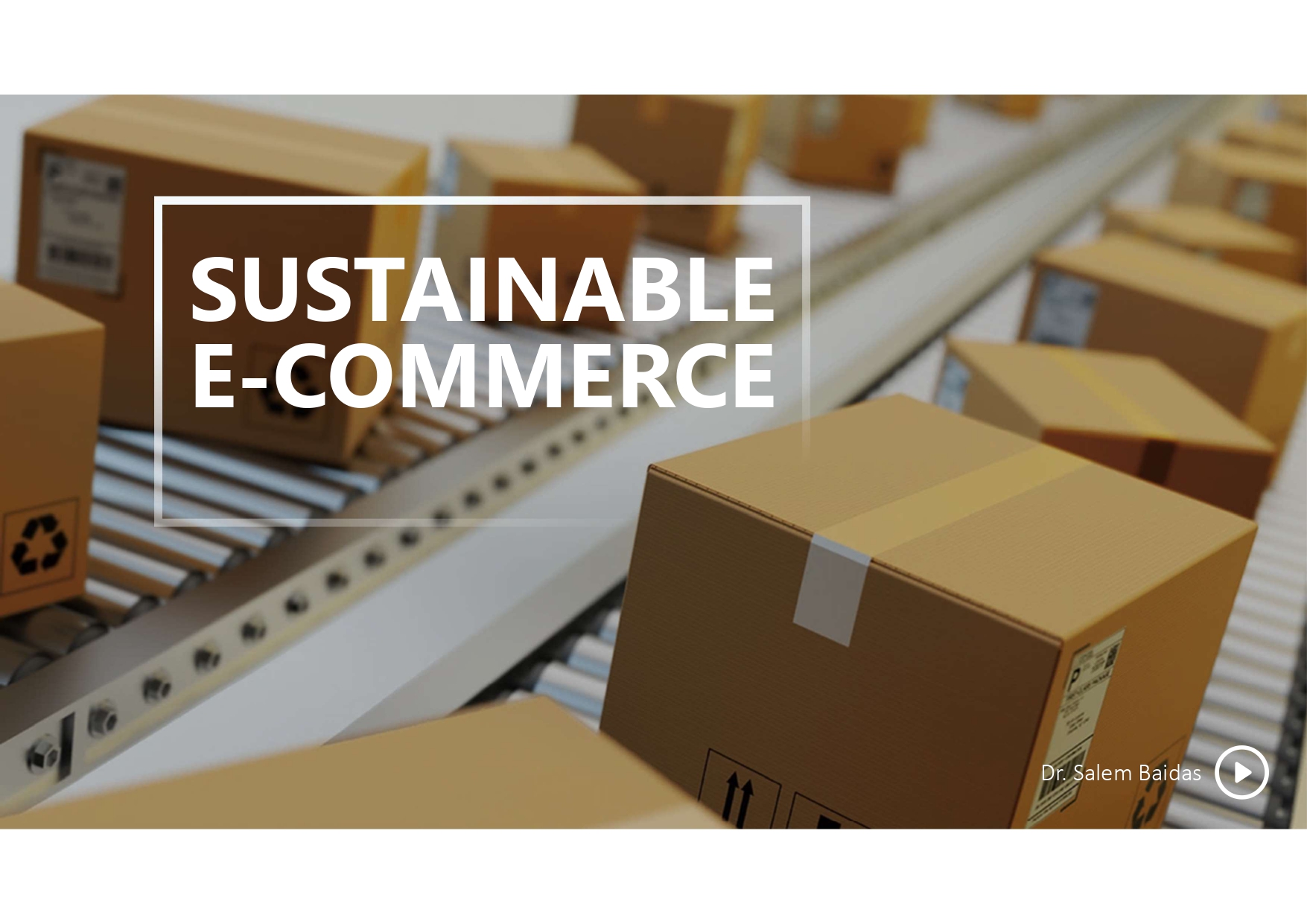 Sustainable E-commerce ppt.