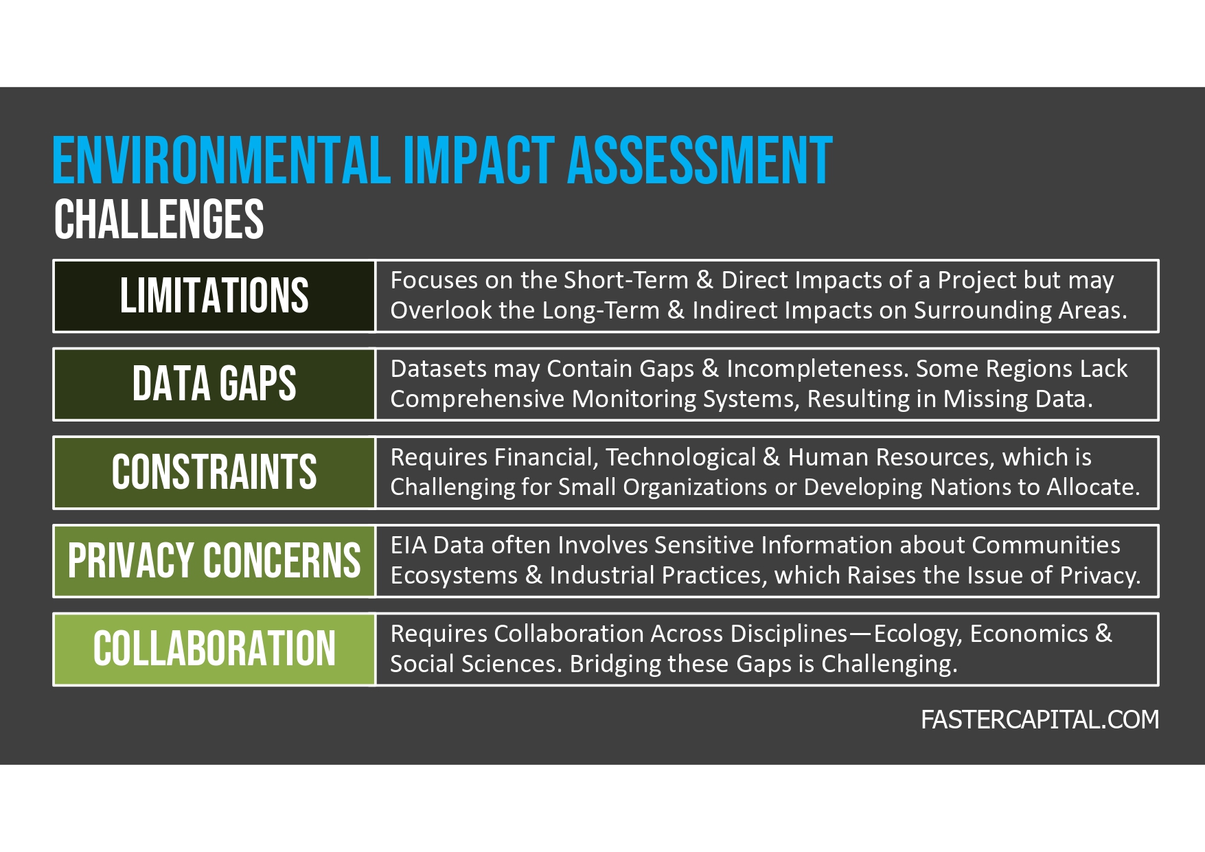 Environmental Impact Assessment Challenges.. 