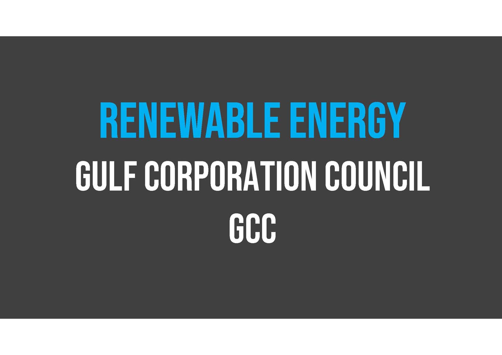 Bar chart showing installed renewable energy capacity in 2023 for GCC countries; Iran leads with 12,193 MW, followed by UAE (3,058 MW), others have less than 2,000 MW.