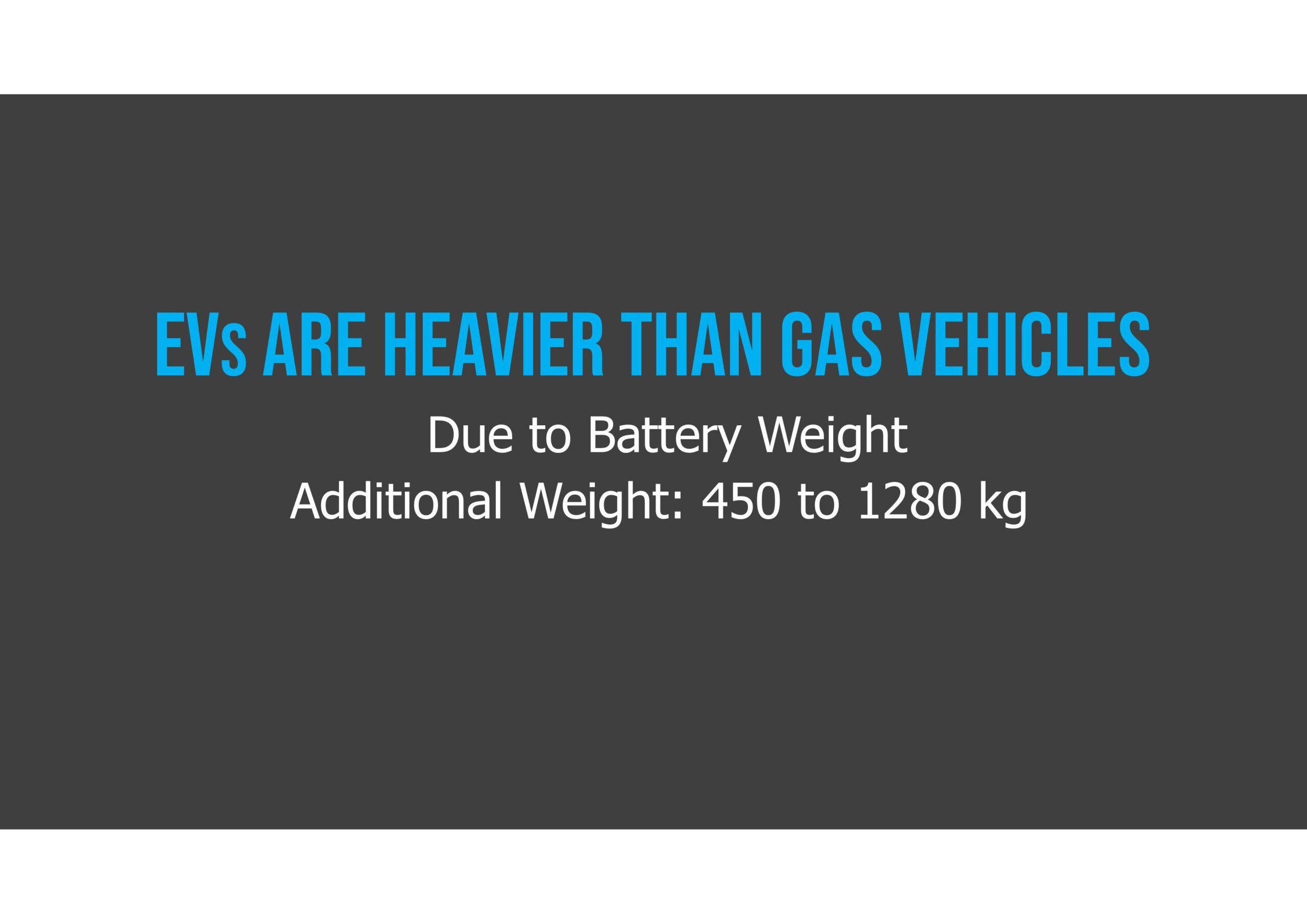Exposed electric vehicle chassis showing battery pack, suspension, and motors; a red arrow points to a section of the battery compartment.